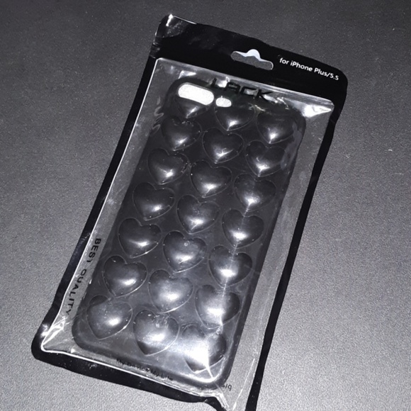 🖤 3D Bubble Heart Case- iphone 7P/8P - Picture 2 of 3